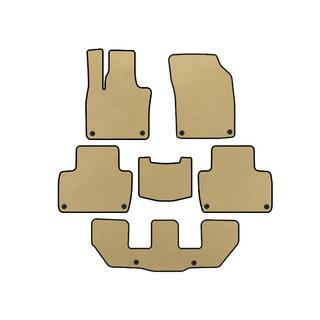 EVA Fußmatten (3 Reihen, Beige)