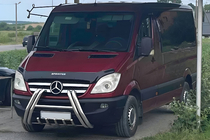 Mercedes Sprinter W906 2006–2018 Frontbügel F1-01M (2006-2013, Edelstahl) Foto 1