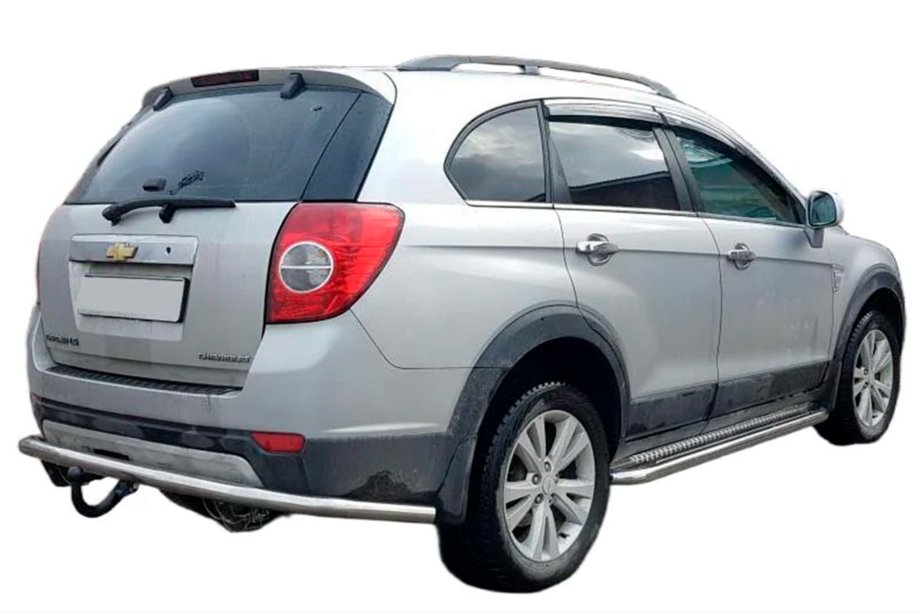 Chevrolet Captiva 2006-2019 Heckschutz AK005 (Edelstahl) Image