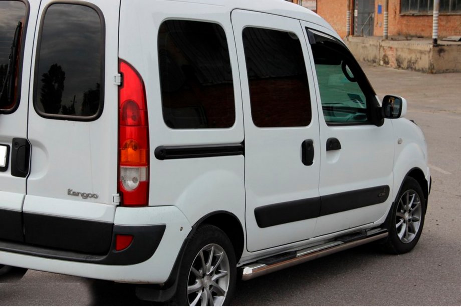 Renault Kangoo 1998-2008 Seitliche Rohre (2 Stk., Edelstahl) Foto 5
