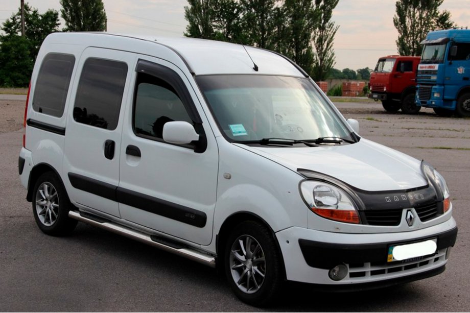 Renault Kangoo 1998-2008 Seitliche Rohre (2 Stk., Edelstahl) Foto 4