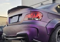 BMW 1 Series E81/E82/E87/E88 2004-2011 Spoiler M4-Style (für E82, Schwarz Glanz) Foto 1