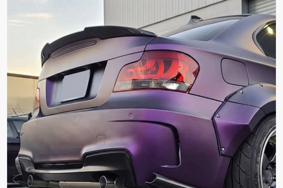 BMW 1 Series E81/E82/E87/E88 2004-2011 Spoiler M4-Style (für E82, Schwarz Glanz) Image