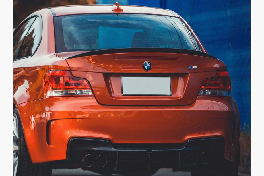 BMW 1 Series E81/E82/E87/E88 2004-2011 Spoiler P-Style (für E82, Schwarz Glanz) Image