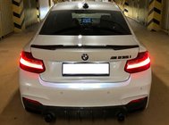 BMW 2 Series F22/F23 2014-2021 Spoiler M4-Style (für F22, Schwarz Glanz) Foto 1