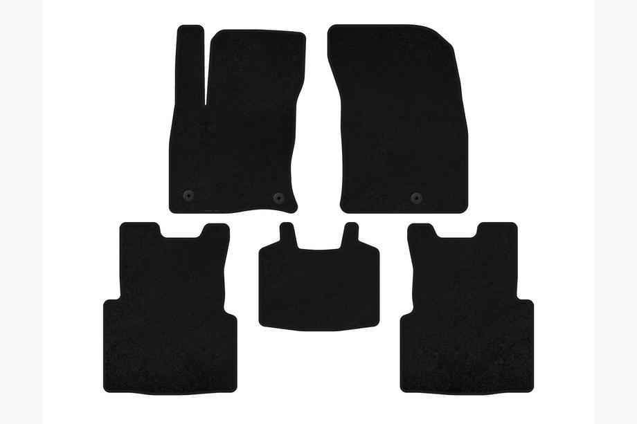 Ford Kuga/Escape 2019- Textil-Fußmatten Premium (Für Escape, Schwarz) Image