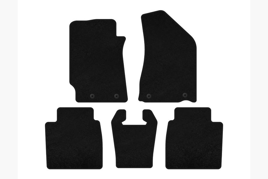 Geely Emgrand EC8 Textil-Fußmatten Premium (SD, Schwarz) Image