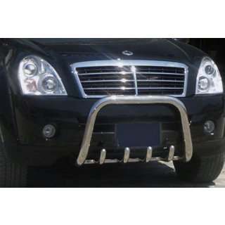 Frontbügel QT006 (Edelstahl) SsangYong Rexton I 2001-2017 Foto 1