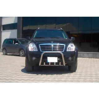Frontbügel QT006 (Edelstahl) SsangYong Rexton I 2001-2017 Foto 4