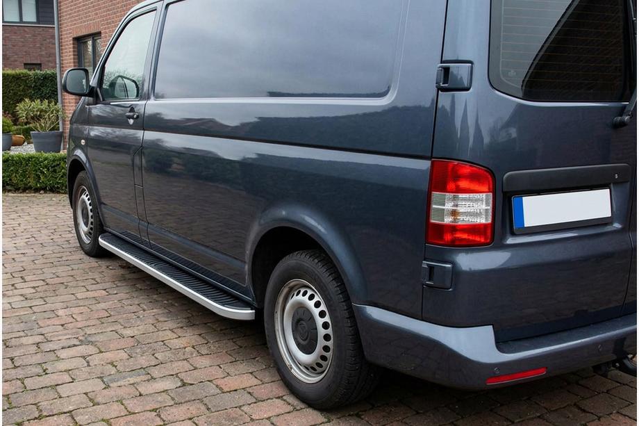 Volkswagen T5 Transporter 2003-2010 Seitenschweller Tayga Grey (2 Stk., Aluminium) Nur für kurzen Radstand Image