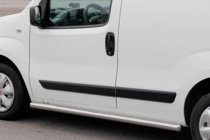 Peugeot Bipper 2008-2017 Seitliche Rohre Ø60 (2 Stk., Edelstahl) Foto 2