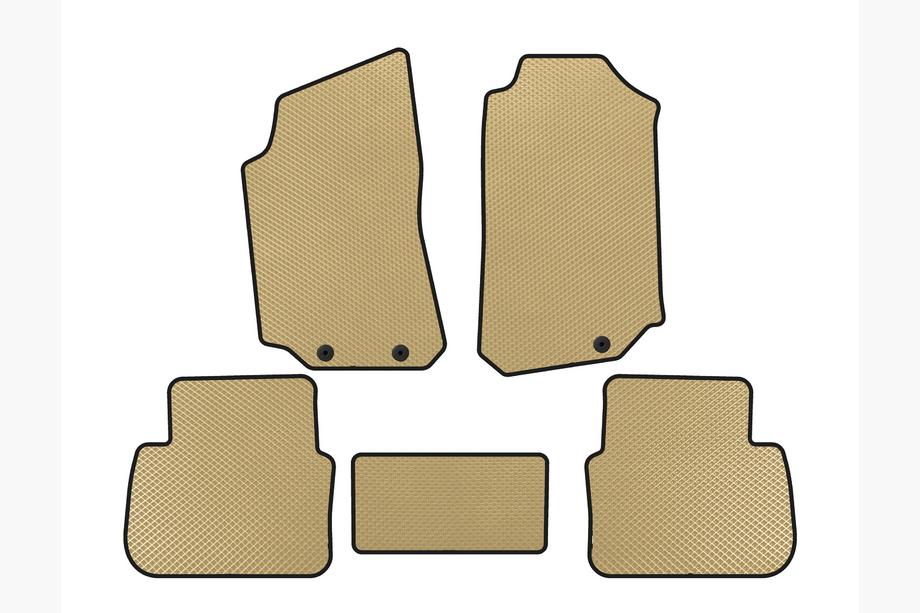 Saab 9-5 1997-2010 EVA Fußmatten (Beige) Image