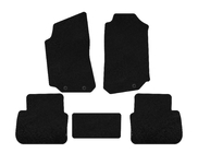Saab 9-5 1997-2010 Textil Fußmatten Deluxe (Schwarz) Foto 1