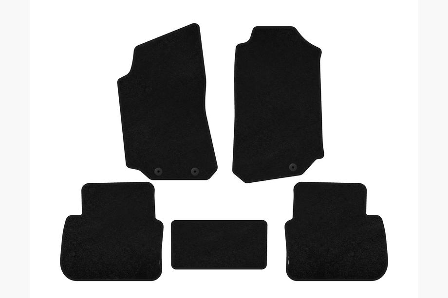 Saab 9-5 1997-2010 Textil Fußmatten Deluxe (Schwarz) Image