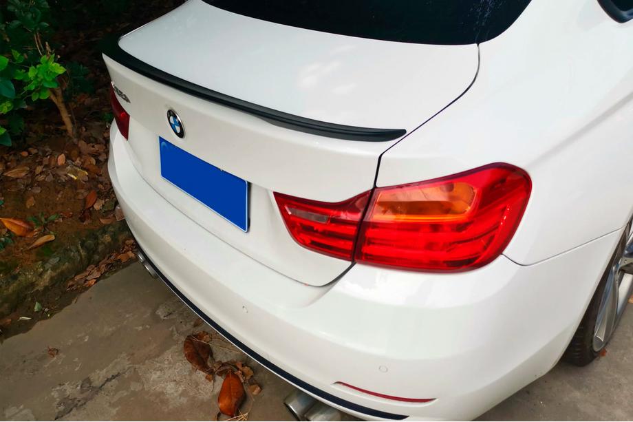 BMW 4 Series F32/F33/F36 2012-2020 Heckspoiler P-Style (für F32, Schwarz Glanz) Image