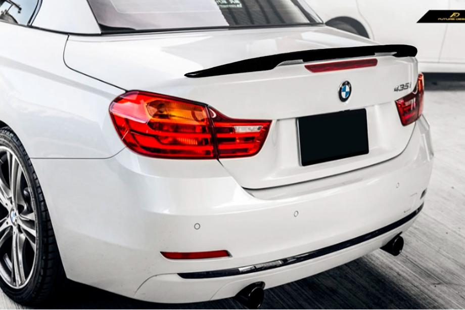 BMW 4 Series F32/F33/F36 2012-2020 Heckspoiler P-Style (für F33, Schwarz Glanz) Foto 1