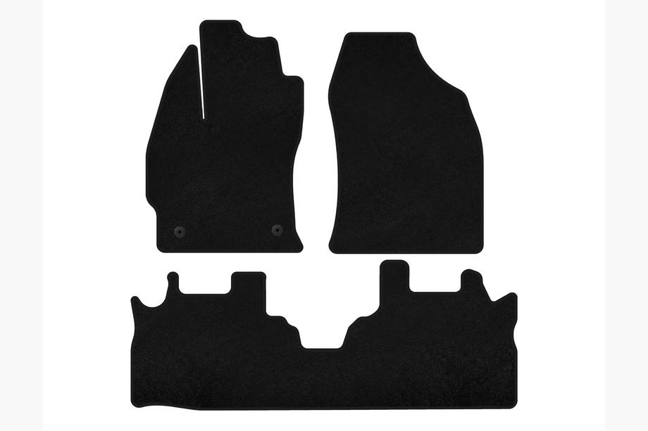Toyota Prius Textil Fußmatten Classic (2 Reihen, Schwarz) Image