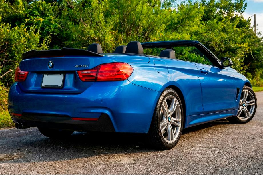 BMW 4 Series F32/F33/F36 2012-2020 PSM-Style Heckspoiler (für F33, Schwarz Glanz) Image