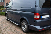 Volkswagen T5 Caravelle 2004-2010 Seitenschweller Tayga (2 Stk., Aluminium) Nur für kurzen Radstand Foto 1