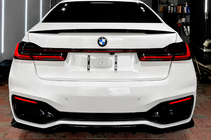 BMW 7 Series G11/G12 2015-2022 Spoiler P-Style (Schwarz Glanz) Foto 2