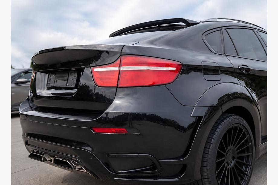 BMW X6 E71 2008–2014 Dachspoiler (Schwarz Glanz) Foto 1