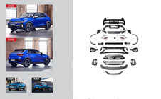 Volkswagen T-Roc 2017-2025 Facelift Kit auf 2022+ R Foto 1