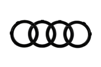 Audi Vorderes Audi Black Emblem (285 mm x 100 mm) Foto 4