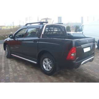 Seitliche Rohre (2 Stk., Edelstahl) SsangYong Action 2005-2018 Foto 2