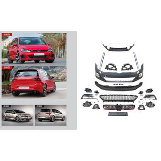 Facelift Kit auf 2017-2020 GTI (Für 2012-2017) Volkswagen Golf 7/E-Golf 2012-2020