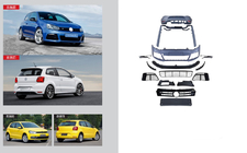 Volkswagen Polo 2010-2017 R Bodykit Komplettset Foto 1