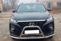 Hyundai Santa Fe 4 2018-2023 Frontbügel WT006 Edelstahl Foto 1