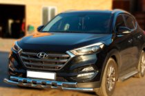 Hyundai Tucson TL 2016-2021 Frontschutzbügel Shark Edelstahl Foto 1