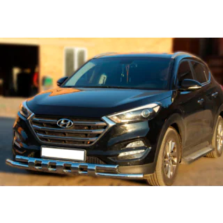 Frontschutzbügel Shark Edelstahl Hyundai Tucson TL 2016-2021 Foto 1