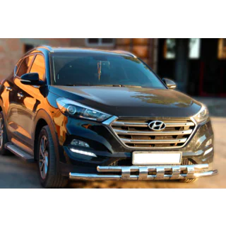 Frontschutzbügel Shark Edelstahl Hyundai Tucson TL 2016-2021 Foto 2