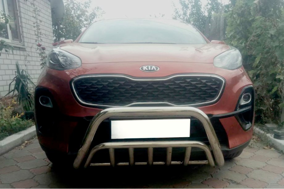 Kia Sportage 2015-2021 Frontbügel WT002 (Edelstahl) Image