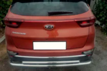 Kia Sportage 2015-2021 Heckschutz AK002-2 (Edelstahl) Foto 3