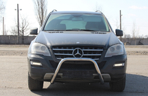 Mercedes ML W164 2005-2011 Frontschutz WT006 (Edelstahl) Foto 3