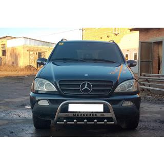Frontbügel WT004 (Edelstahl) Mercedes ML W163 1997-2005 Foto 2