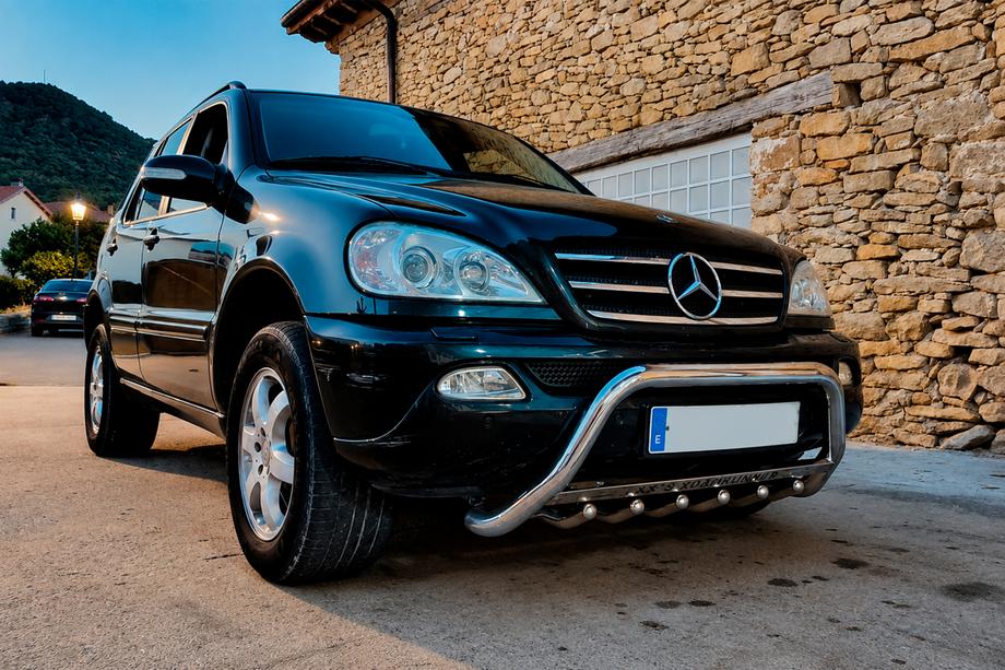 Mercedes ML W163 1997-2005 Frontbügel WT004 (Edelstahl) Foto 1