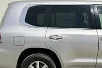 Lexus LX570/450d 2008-2022 Komplette Fensterumrandung Design 2025 (2008-2015, Edelstahl) Foto 2