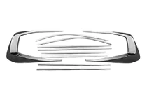 Lexus LX570/450d 2008-2022 Komplette Fensterumrandung Design 2025 (2008-2015, Edelstahl) Foto 3