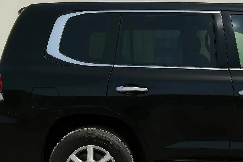 Lexus LX570/450d 2008-2022 Komplette Fensterumrandung Design 2025 (2008-2015, Edelstahl) Image