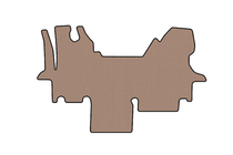 Renault Master 1998-2010 Gummimatten Carsuit (2003-2010, beige) Foto 1