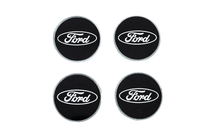 Ford Felgendeckel 54.5/50mm schwarz (4 Stk) Foto 1