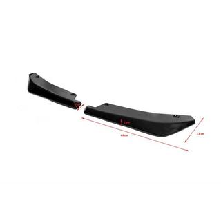 Universelle Flap Seitenschweller-Aufsätze Typ-A (2 Stk, Schwarz Glanz, ABS-Kunststoff) Foto 3