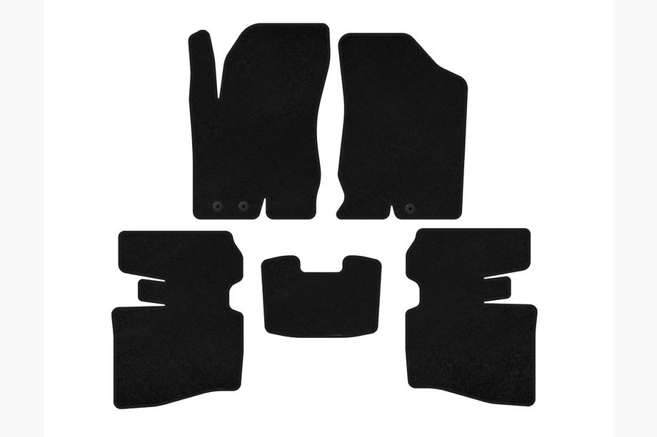 Honda Accord V 1997-2002 Textil-Fußmatten Classic (SD, Schwarz) Image