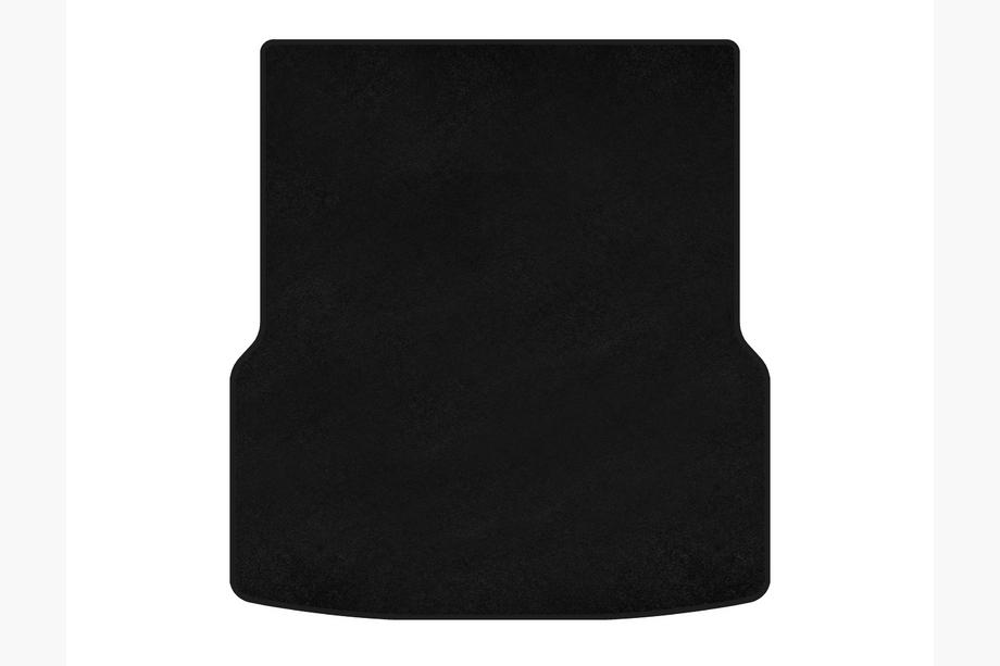 Tesla Model S 2012– Textile Kofferraummatte Classic vorne (4WD, 2012-2021, Schwarz) Image