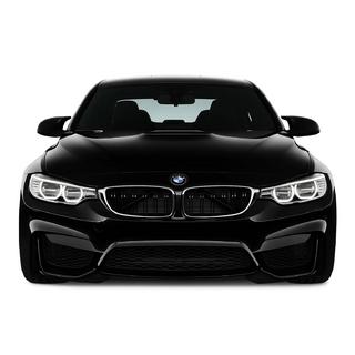 Nieren M-Look (für F80, Schwarz Glanz mit Chromrahmen) BMW 3 Series F30/F31 2012-2019 Foto 1