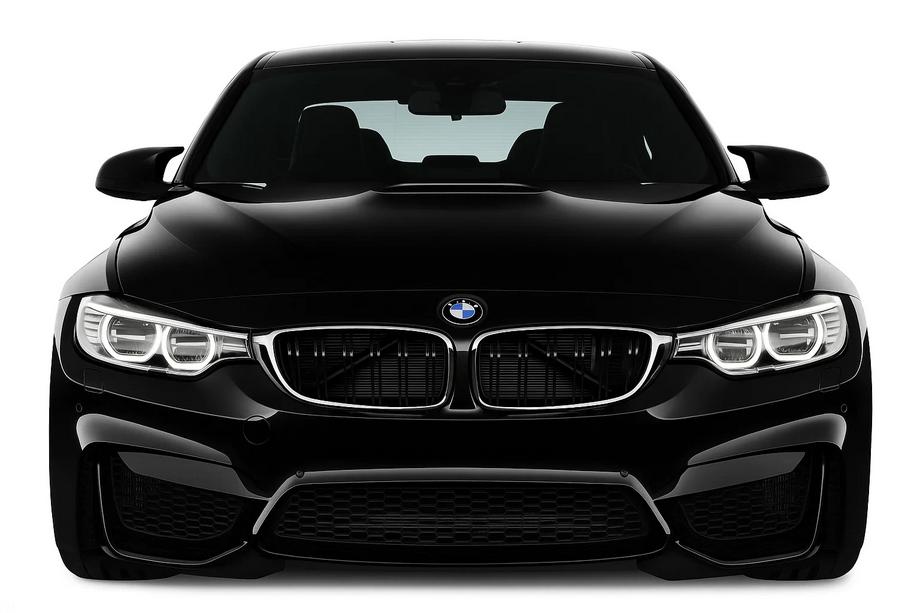BMW 3 Series F30/F31 2012-2019 Nieren M-Look (für F80, Schwarz Glanz mit Chromrahmen) Foto 1