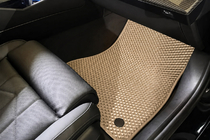 BMW 5/i5 Series G60/G60E/G61 2023- EVA Fußmatten (Für G60/61, Beige) Foto 2